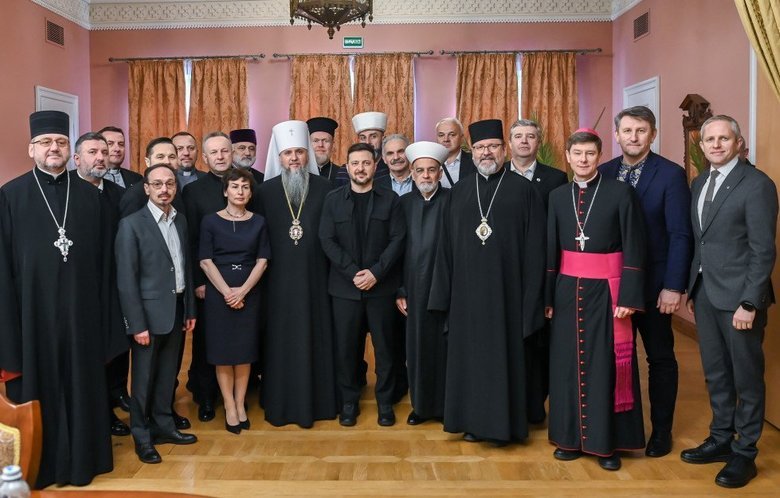 Президент зустрівся із Всеукраїнською радою церков