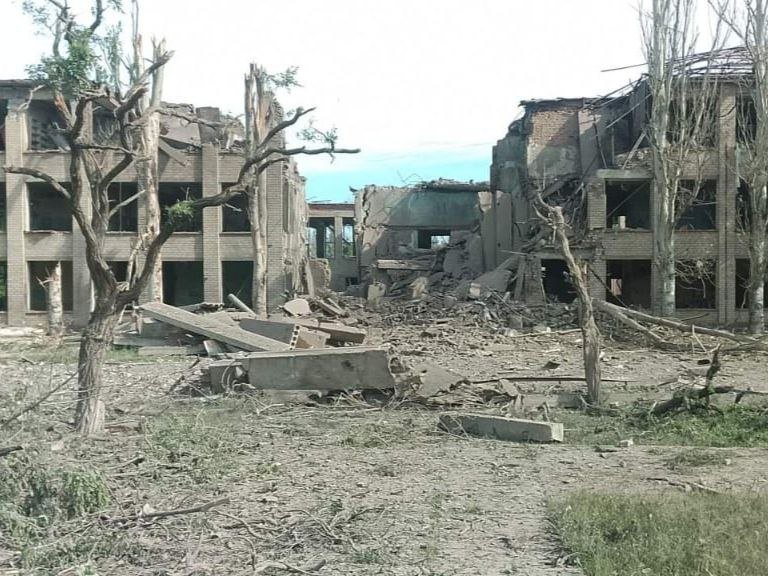 Обстрел Донецкой области