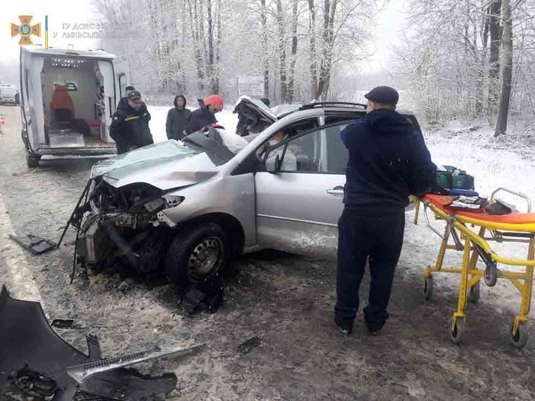 Рейсовый автобус попал в ДТП с легковушкой во Львовской области - травмировано 7 человек, - ГСЧС 03