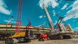У Києві завершують будівництво шляхопроводу біля метро "Чернігівська". ФОТО