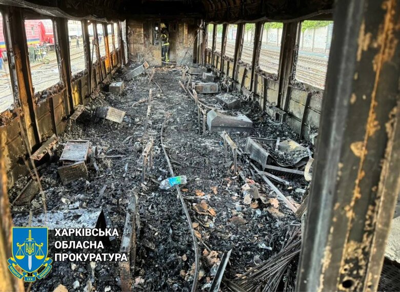 15-річний підліток підпалив вагон електропотяга у Харкові