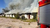 Russian drone attacks agricultural enterprise in Kharkiv region: 800-square-metre fire breaks out – SES. PHOTO