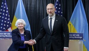Shmyhal met with head of US Treasury Department Yellen: We are counting on unblocking of aid to Ukraine. PHOTOS