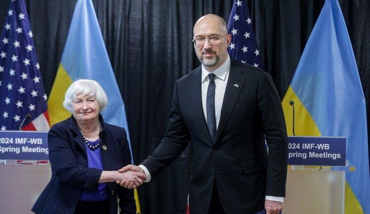 Shmyhal met with head of US Treasury Department Yellen: We are counting on unblocking of aid to Ukraine. PHOTOS