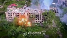 Штурмовики 28 ОМБр підірвали багатоповерхівку з рашистами