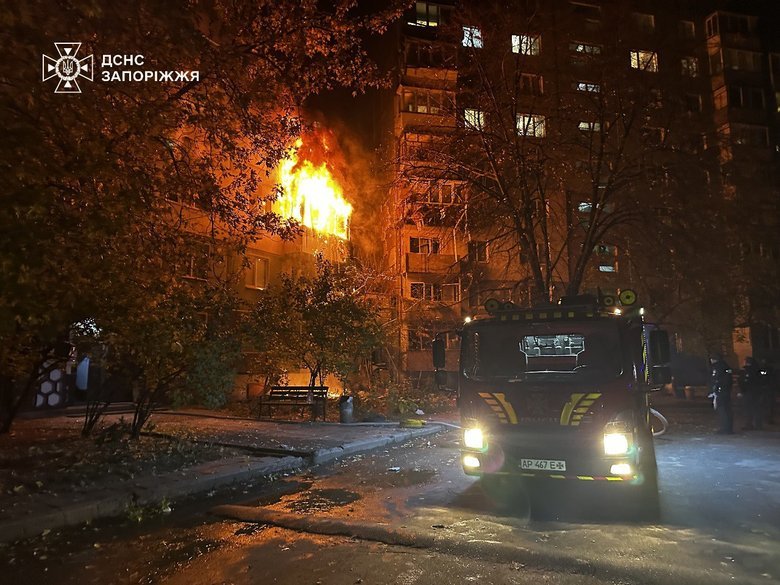 Украина после обстрела