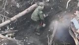 бійці задвохсотили окупанта, який наблизився до бліндажа
