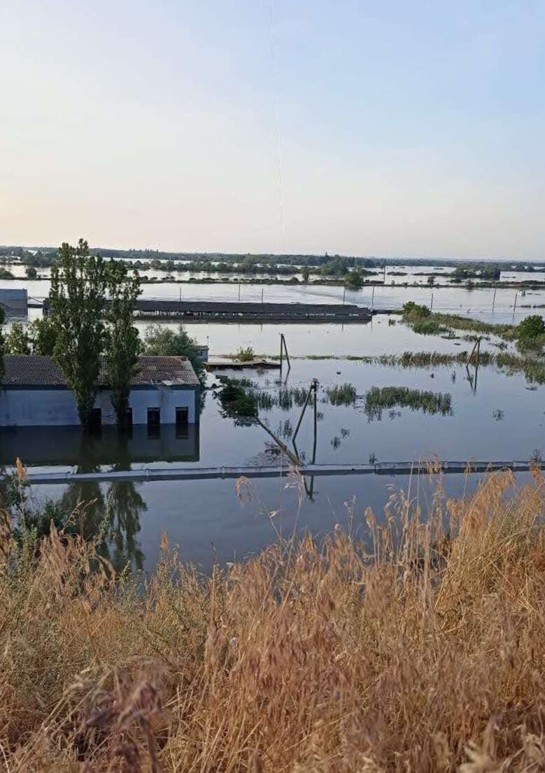 Наслідки підриву Каховської ГЕС: В Україні затоплено єдиний осетровий завод 01