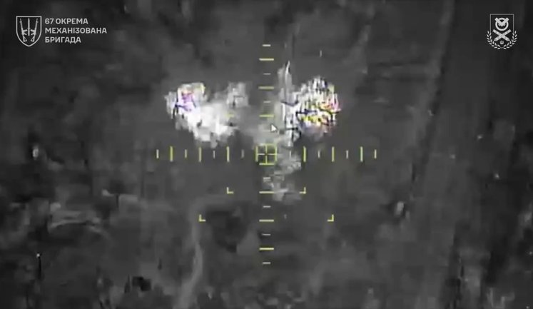 Воїни БУАР 67-ї ОМБр за допомогою важких дронів-бомберів ліквідували вісім артилерійських установок РФ. ВIДЕО