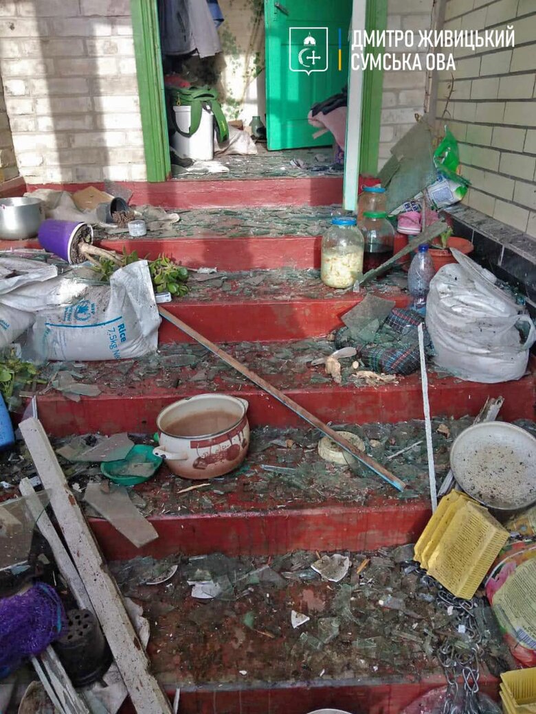 Consequences of enemy shelling of Bilopillia of Sumy region 02