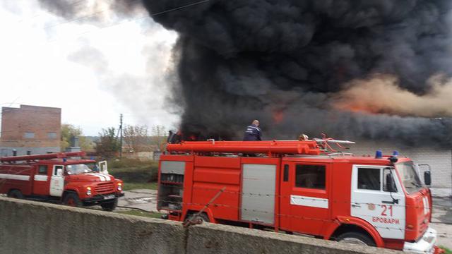 пожар бровары