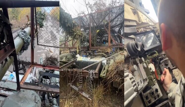 Украинские воины затрофеили редкий вариант новейшего российского танка Т-90С. ВИДЕО