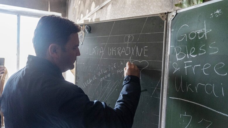 OSCE head Osmani arrived to Kyiv 02