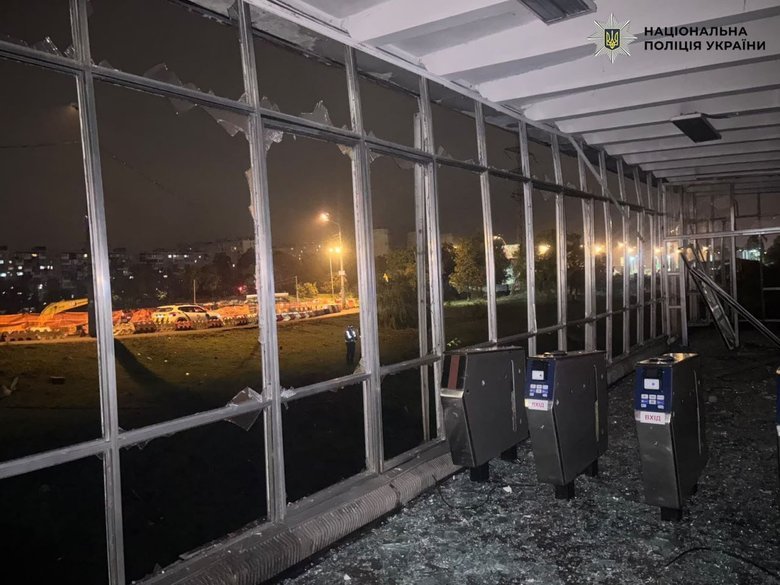 In Kyiv, the metro, a school and a medical clinic were damaged following a ballistic missile attack