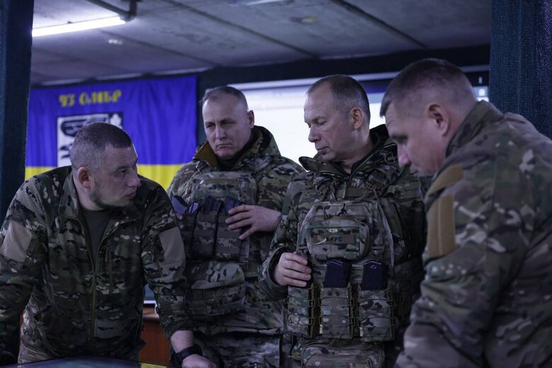 Сирський на Бахмутському напрямку 8 лютого