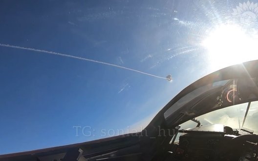 Пилот МиГ-29 показал уничтожение реактивного "шахеда" ракетой Р-73. ВИДЕО