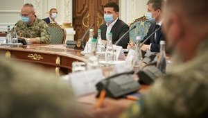 Zelenskyi holds closed meeting due to escalation of situation in Belarus