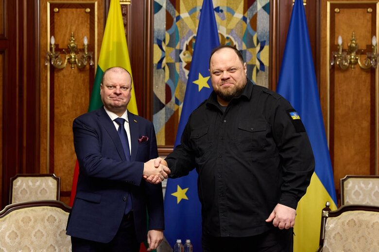Саулюс Скверняліс прибув із візитом до Києва 20 січня
