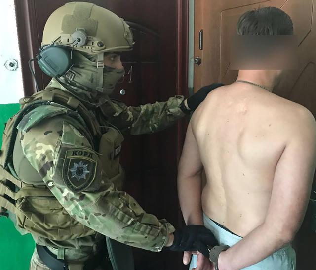 Спецназ КОРД в Днепре задержал боевика ДНР 02 Спецназ КОРД в Днепре задержал боевика ДНР 02