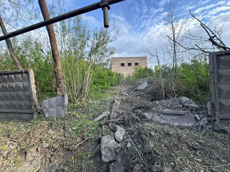 In Sloviansk, a drone fired on an industrial zone