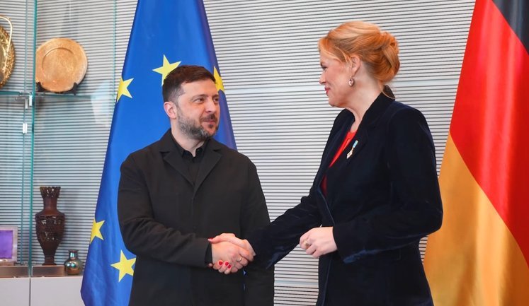 Зеленский и президент Бундестага Клокнер обсудили механизмы использования замороженных активов РФ. ВИДЕО
