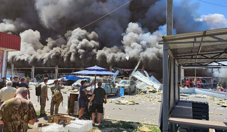 Ruscists strike at supermarket in Kostiantynivka: 14 dead and 43 wounded (updated). VIDEO&PHOTOS