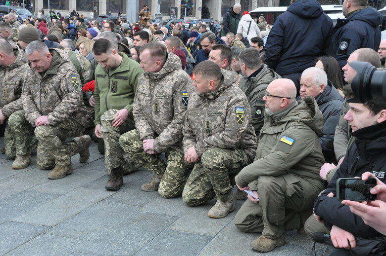 З Героєм України Дмитром Коцюбайлом (Да Вінчі) попрощалися в Києві 50