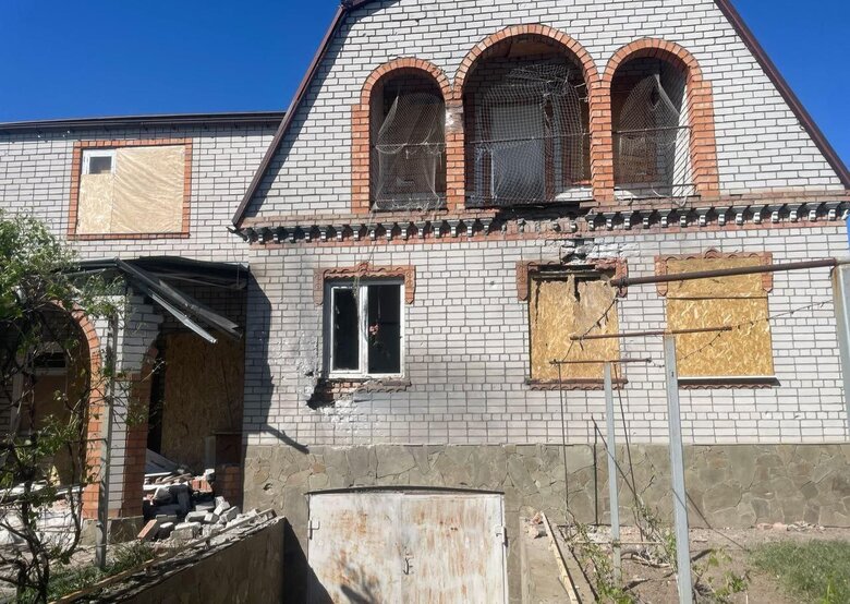 Nikopol region, shelling