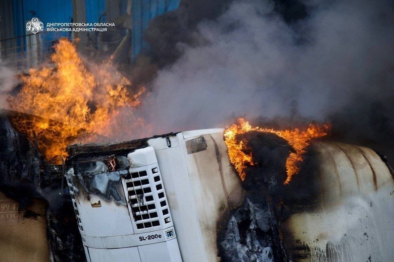 Дніпро після обстрілу