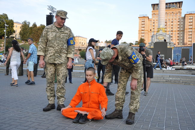 Репетиция Шествия Достоинства состоялась в Киеве вечером 22 августа 10