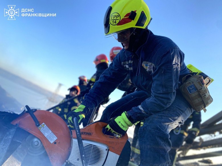 Fire extinguished at critical facility in Ivano-Frankivsk region