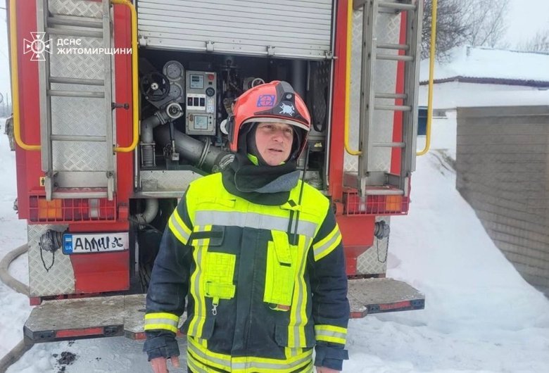 Russia attacked Zhytomyr region: rescuers extinguished the fire, no casualties