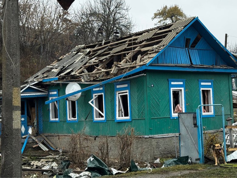 Новгород-Северский после обстрела