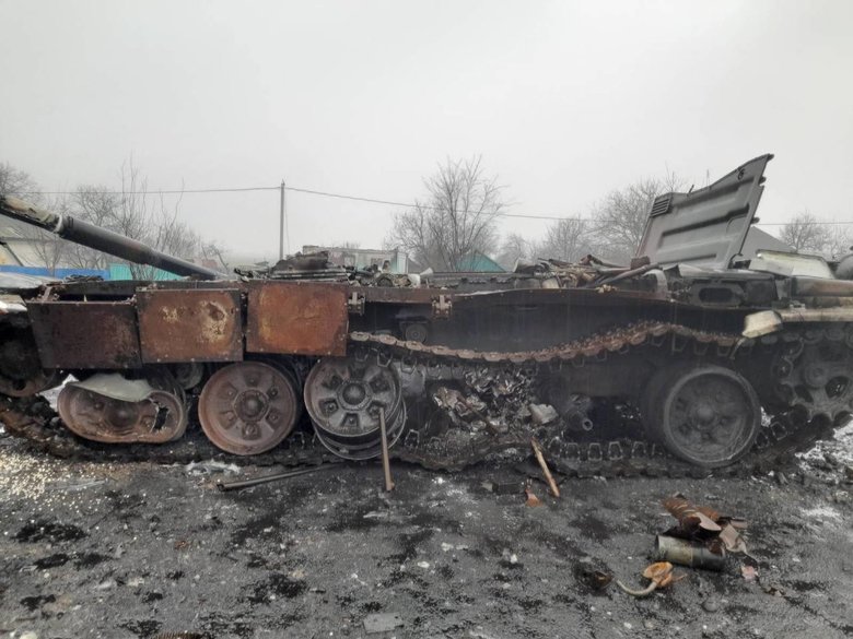 Разгром российских войск у села Великая Дорога Черниговской области - 31 единица боевой техники уничтожена и захвачена 58-й бригадой и спецназом ВСУ 01