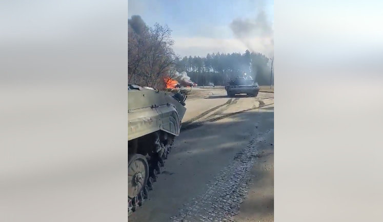 "Русские пид#расы, сдохните": ЗСУ знищує танки російсьских окупантів. ВIДЕО