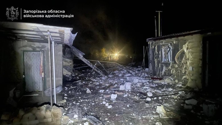 Атака безпілотників на Запоріжжя 26 жовтня