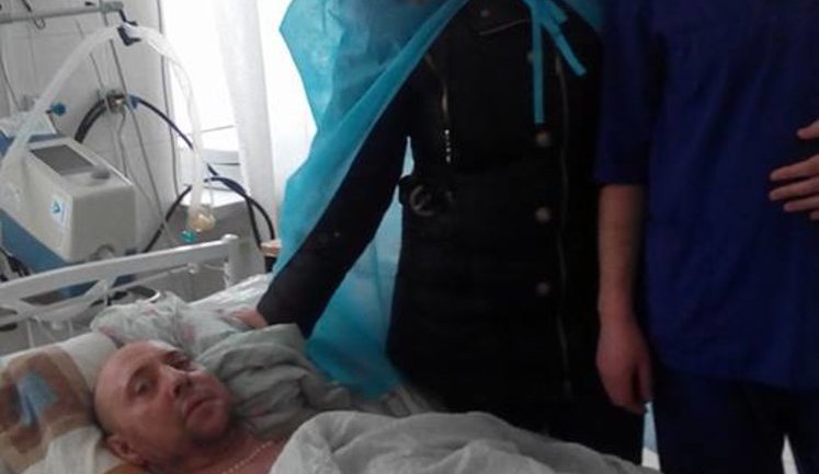 Aidar fighter Oleksandr Tsarenko died in emergency room. PHOTO