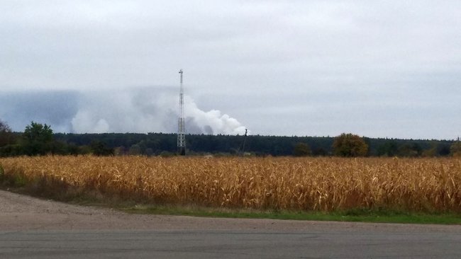 Fire at Chernihiv region-based ammo dump contained, - Defense Ministry 01