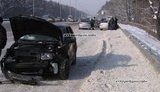 Утром на Бориспольской трассе разбилось 24 автомобиля. ФОТОрепортаж