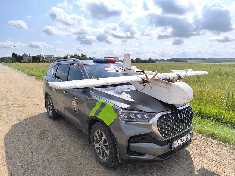 The UAV flew into Lithuania from Belarus. It was shot down.