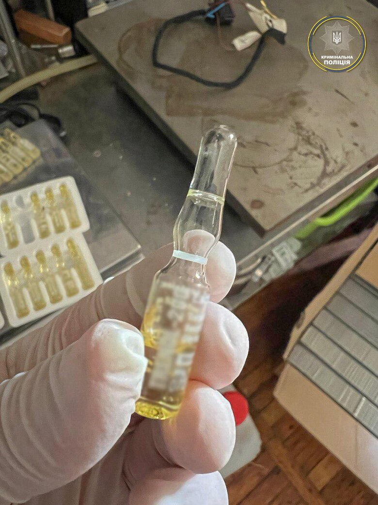The largest underground production of anabolic steroids in Ukraine has been exposed
