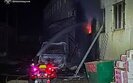 A warehouse and a cargo van caught fire in Mykolaiv due to the fall of drone debris.