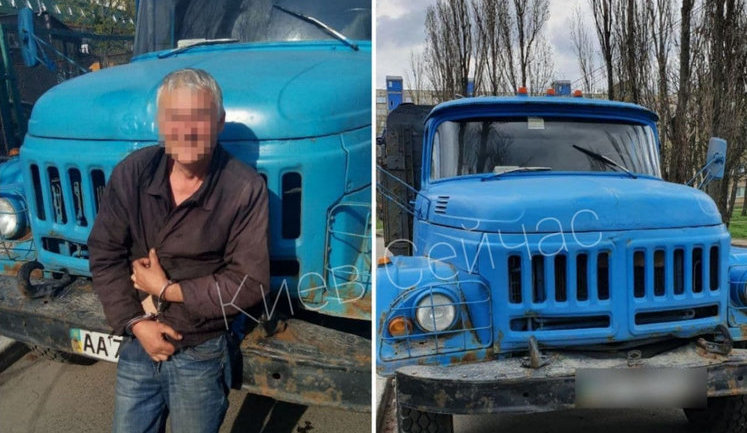Чоловік викрав ЗІЛ, а коли його затримали - звинуватив у всьому Путіна. ВIДЕО