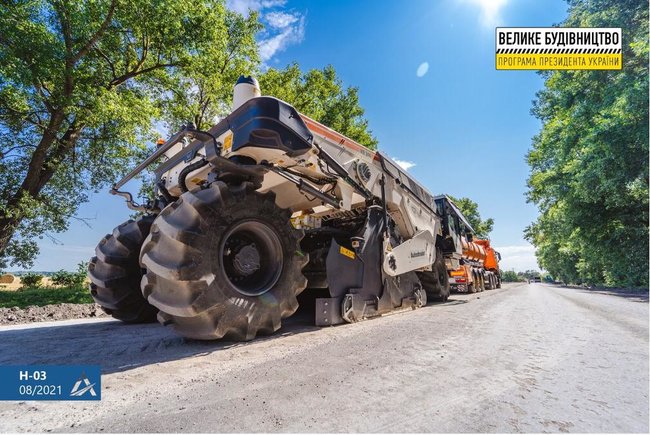 Ремонт траси Житомир-Чернівці стартував на Хмельниччині, - Укравтодор 02