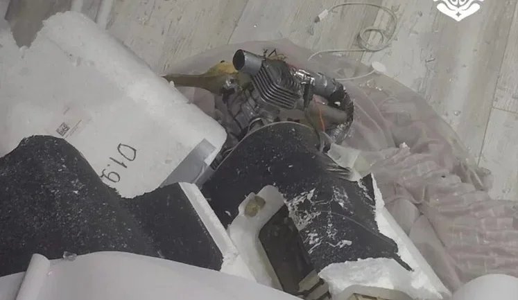 Russian drone hits balcony of residential building in Odesa. PHOTOS