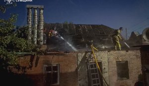 Ruscists struck residential area in Sumy: two people injured. VIDEO+PHOTOS