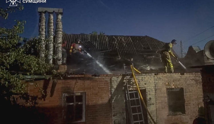 Ruscists struck residential area in Sumy: two people injured. VIDEO+PHOTOS