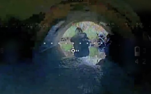 Окупант марно ховався у трубі під дорогою, тому що був ліквідований бійцями підрозділу "Фенікс". ВIДЕО