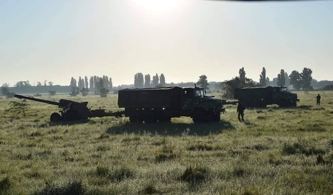 Артиллеристы ВМС провели учения по противодесантной обороне 08