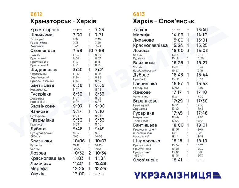 Із 2 лютого з Харкова курсуватимуть потяги до Краматорська і Слов’янська, - Укрзалізниця 01 Із 2 лютого з Харкова курсуватимуть потяги до Краматорська і Слов’янська, - Укрзалізниця 01